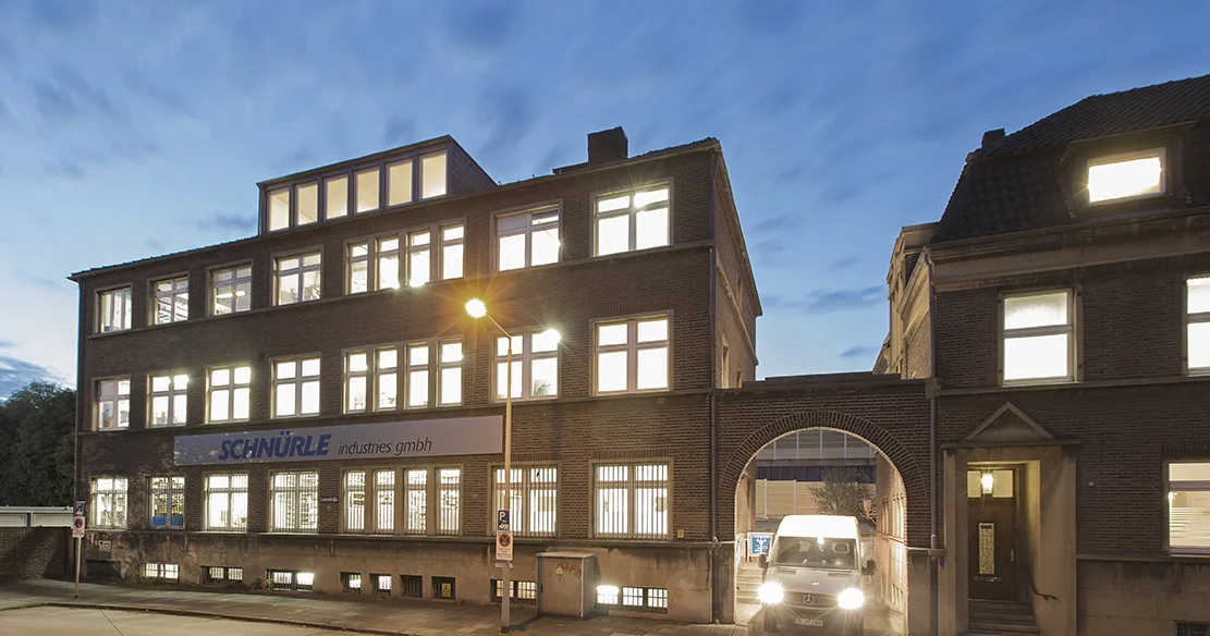 Foto des Standorts von SCHNÜRLE industries gmbh in der Lennestraße 10-12, 47051 Duisburg.